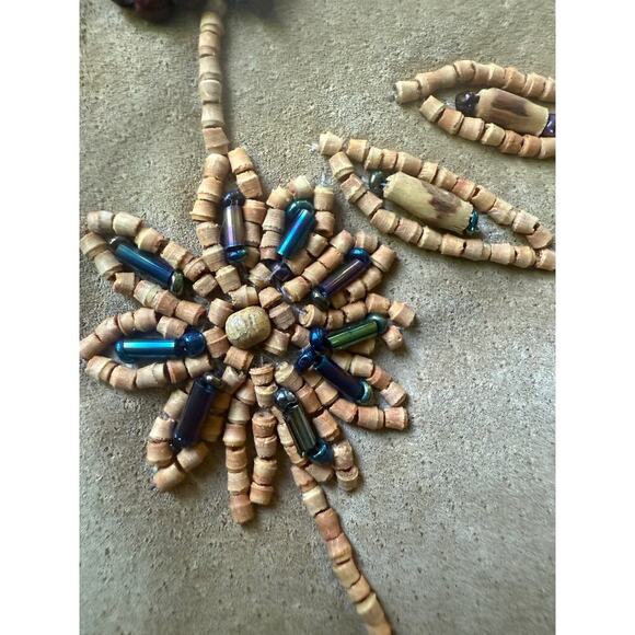 Margaret Godfrey vintage lined suede beaded floral pants women’s 12 - Picture 11 of 11